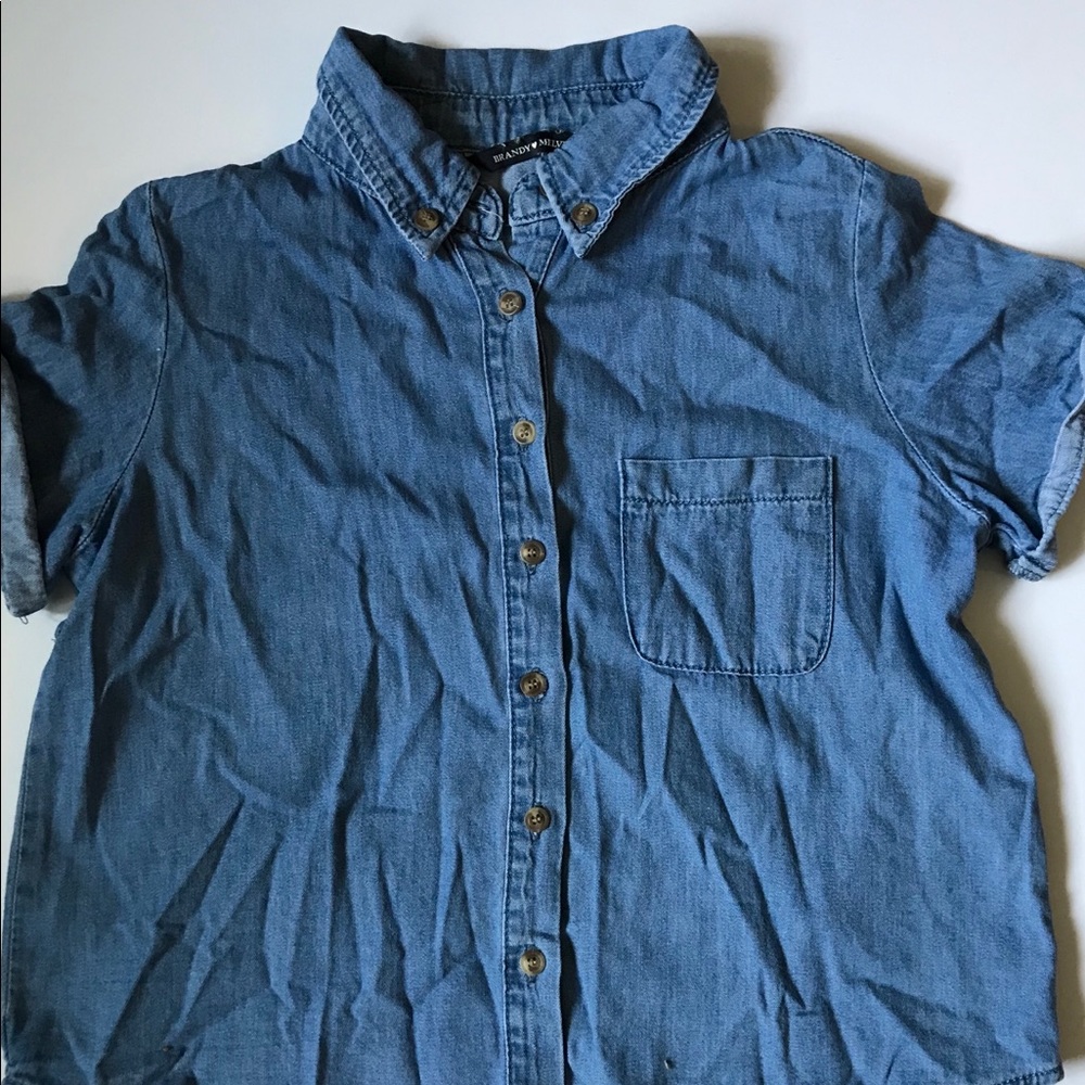 Brandy Melville Denim Top